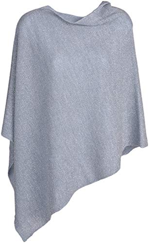 StyleBREAKER Poncho a Maglia fine da Donna in