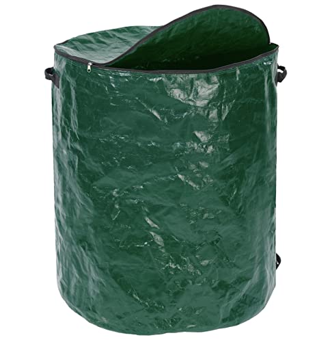 Maximex Worek na odpady XXL – liście, drewno, 67 x 78 x 67 cm, zielony mech