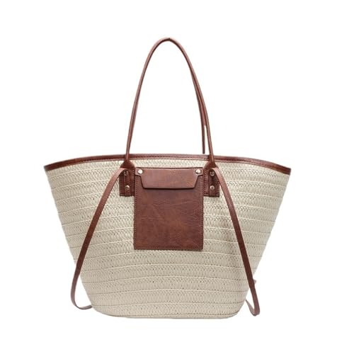 Straw Beach Bag Large Capacity Beach Shoulder Bag For Women Summer Handbag Shopper Basket Tote Travel Bag