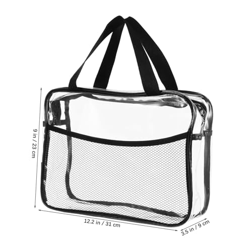 Trousse de maquillage transparente imperméable à compartiments pour jouets et cosmétiques - 3