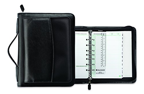 Day-Timer Briefcase Starter Set, Undated, 7 Ring, Desk Size, 5-1/2 x 8-1/2", Black (44531)