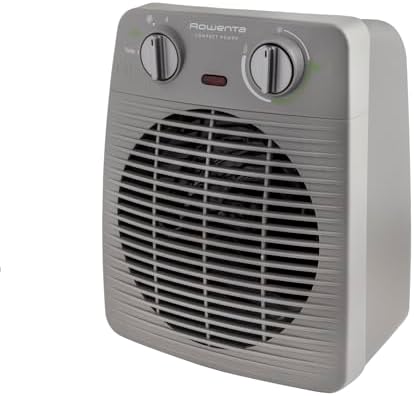 Rowenta Compact Power, mini radiador, calefactor de hasta 2000W, modo eco, temperatura y potencia ajustables, diseño compacto, modo ventilador, uso seguro, SO2212F0