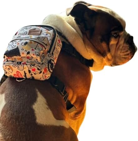 PawLook Dog Backpack to Wear with Chest Harness Self Carrier dogb...