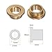HARFINGTON 2pcs Flange Bearing Sleeve 15mm Bore 21mm OD 10mm Length 3mm Flange Thickness Bronze Bushing Self-Lubricating Bushings Sleeve for Industrial Equipment