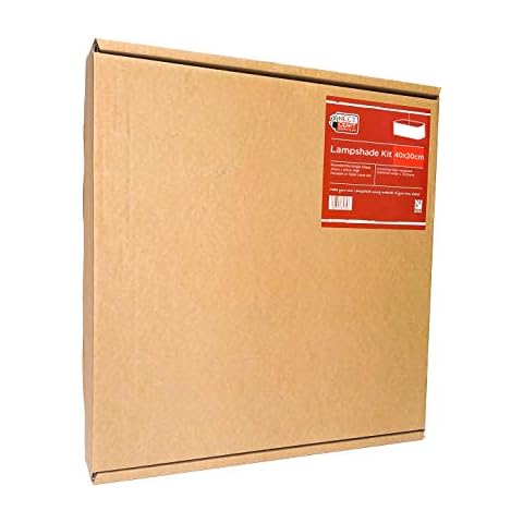 40cm x 20cm Rounded Rectangle Lampshade Making Kit Cover