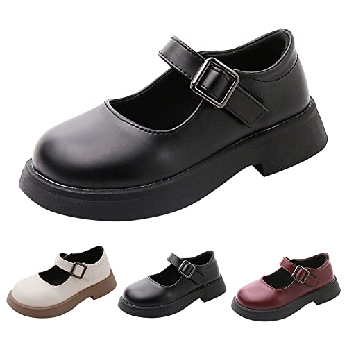 Baby Girls Mary Jane Shoes with Soft Soles Slip on Classic Wedding Dress Mary Jane Lightly Baby Comfort Sneaker Shoes Little/Big Girls3