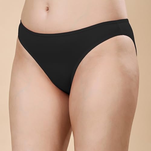 Image of London Hills Panty Set for Women Super Combed 100% Pure Cotton | Underwear for Women Combo | Seamless Panties for Woman | Lingerie for Women's Combo | Hipster Panty'| Pack of 3, Colors May Vary