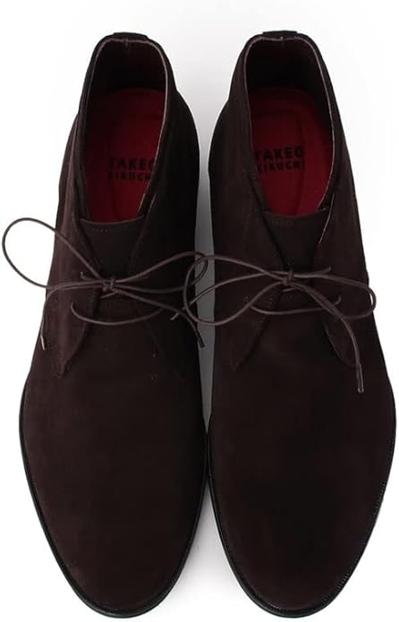 （イル）TAKEO KIKUCHI バーガンディ チャッカブーツ 未使用 Amazon | [ タケオキクチ ] ブーツ ◇スエードチャッカーブーツ