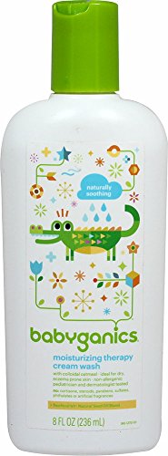 Babyganics Bye Bye Dry Moisturizing Therapy Cream Wash Colloidal Oatmeal - 8 fl oz