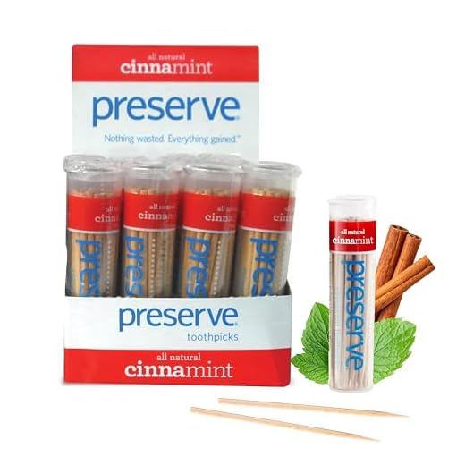 Preserve Cinnamint Toothpicks Canisters