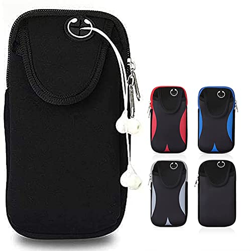 Sport Armband Armtasche, Sportarmband Armband Handy für iPhone 12 Pro Max 11 Pro Max, Armtasche Armbinder Arm JoggingTasche für Galaxy S20 Ultra S10, Huawei P30 P20 Mate 20, Bis zu 7 Cover
