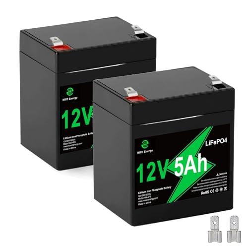 12V 5Ah Lithium Battery Pack for Garage Door, Alarm, UPS
