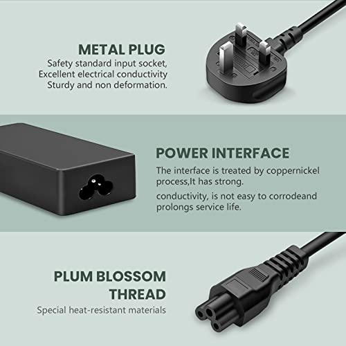 45W Laptop Charger Compatible with Acer Chromebook Laptop Extensa 15 Chromebook 14 CB3-431 CB3 CB5 CB3-532 11 13 15 R11 A11-065N1A N16Q1 N15Q9 C731 C738T N15Q8 CB3-131 Power Supply 3.0 * 1.1mm - Image 3