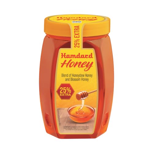 Image of Hamdard Honey Pet Bottle | Pure and Natural | Raw, Unprocessed & Unpasteurized Honey | No Sugar Adulteration | 1 Kg