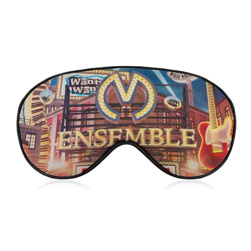 ミセス・グリーン・アップル アイマスク 通気性 遮光 目隠し 軽量 調節でき 洗濯でき 睡眠用 ポリエステル 自由調整可能 収納便利 旅行 昼寝 人気 推し アイドル スター 芸能人 ギフト プレゼント