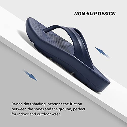 Image of FUNKYMONKEY Women's Comfort Flip Flops with Arch Support - Lightweight EVA Thong Sandals for Walking, Beach, and Daily Wear - Cushioned Footbed & Anti-Slip Sole