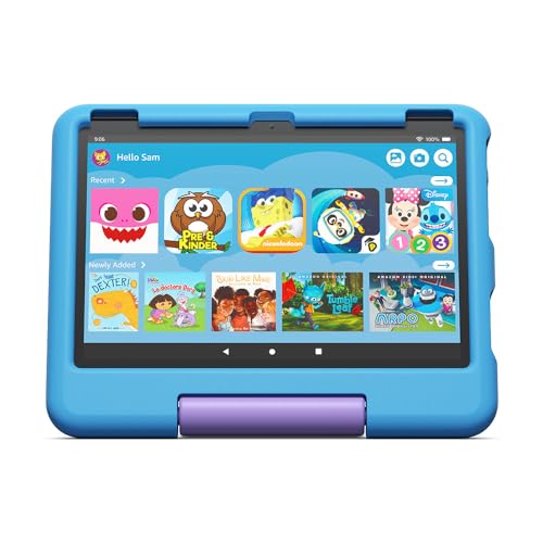 Image of Amazon Kid-Proof Case for Fire HD 10 tablet (Only compatible with 13th generation tablet, 2023 release) - Blue