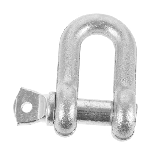 KICHOUSE Galvanized Anchor Shackle 1/2'' Heavy Duty Tow Hitch Shackle d Ring for Towing Rope Connection and Truck Accessories