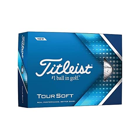 TITLEIST Tour Soft Golf Ball, White, One Size Cover