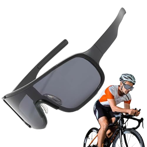 Genérico Gafas de ciclismo: lentes polarizados Protección UV Gafas de sol | Anti Glare Funcion Sports Graess para fitness al aire libre | Gafas de sol Cycling & Trail Running for Men and Women