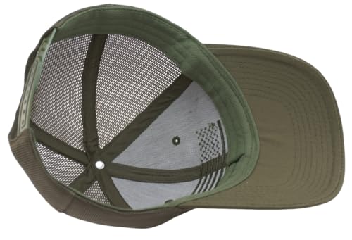 Image of TSSGBL USA Flag Trucker Hat - OSFM & XXL Big Head Fit, Adjustable Mesh Snapback American Patriotic Baseball Cap