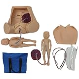 Advanced Childbirth Simulator Training Model,Pregnancy Labor Simulator for Gynecology & Delivery Practice with Dual Fetus,Realistic Pelvic Anatomy