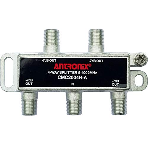 Antronix CMC2004H-A 4-Way Horizontal Splitter -7dB 5-1002 MHz High Performance for Coax Cable