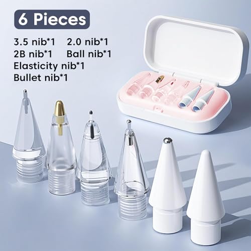 Sounce 6-Piece Apple Pencil Tips for Apple Pencil 2nd/1st Multi-Color - Image 3