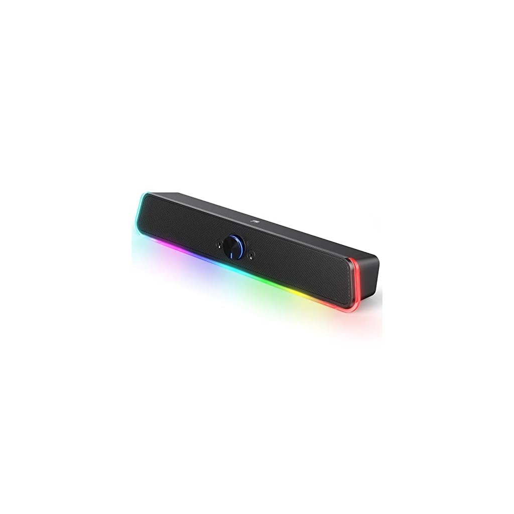 Computer-Speakers-LINGYI-12W-HiFi-Stereo-Computer-Sound-Bar-USB-Powered-PC-Speakers-with-RGB-Lights-35mm-Aux-in-Wired-Computer-Speakers-for-PC-Desktop-Laptop-Monitor-Gaming