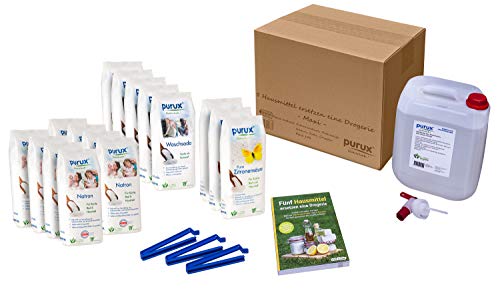Preisvergleich Produktbild Purux Fünf Hausmittel ersetzen eine Drogerie Bundle Maxi