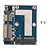 Produktbild Nur Formular Conversion-Schnittstelle Mini-PCI-e MSATA um 2.5 SATA Adapter-Konverter-Karten-Modul Blue-Board 57x46mm / 2.24x1.81 (blau) DEjasnyfall