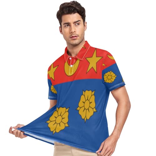 Polo de sport GuoChe pour homme taille S avec séchage rapide
