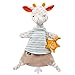 Fehn 053098 Schmusetuch-Handpuppe Giraffe – Schnuffel-Giraffe mit „Glow-in-the-dark“ Bestickung für Babys ab 0+ Monaten – Größe: 30 cm