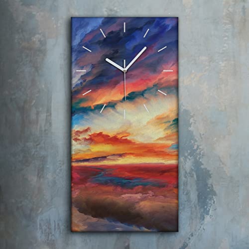 Horloge sur toile pour en finir avec le tic tac dans la chambre - 3