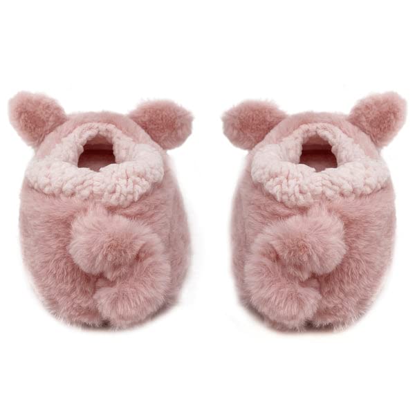 Image of ooohyeah Women's Funny Fuzzy Animal Slippers, Cute Cozy Non-Slip House Slippers for Women, Manatee Splash