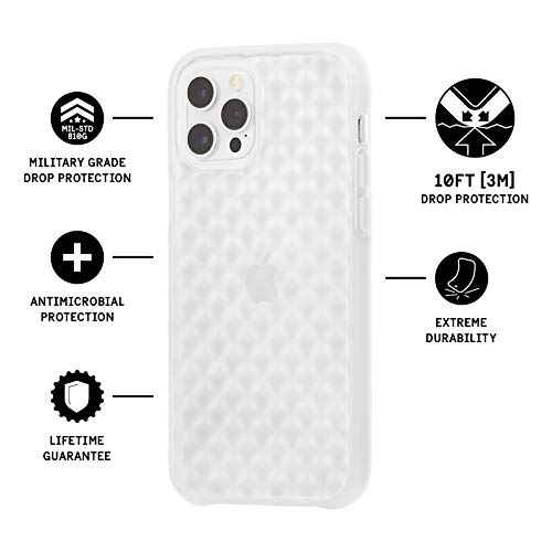 Pelican Rouge Series - Iphone 12 / Iphone 12 Pro Case [15Ft Military Grade Drop Protection] [Wireless Charging Comaptible] Anti-Yellow & Heavy-Duty Case Cover For Iphone 12 Pro / 12 6.1 Inch - Clear #TOP2