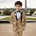 Royal Blue Boy Suit 3 Pieces Kids Formal Tuxedo Slim Fit Double Breasted Suits Elegant Peak Lapel Wedding Ring Bearer Outfit, 13 Years