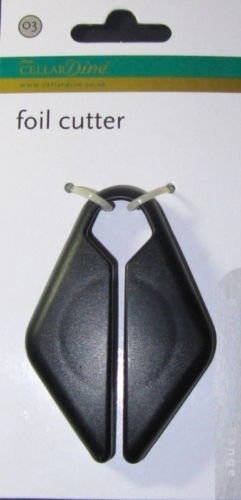 2 x Cellar Dine Wine Bottle Foil Cutters - Black