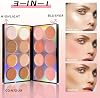 Paleta de maquillaje NewBang de 16 colores para rubor, contorno e iluminador con brocha, polvo mineral mate para mejillas, bronzer brillante profesional para rostro, set de rubores de belleza 6