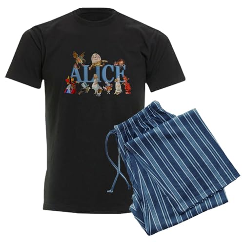 Cafepress 0643906686C3684 Alice & Friends In Wonderland Men'S Dark Pajamas Novelty Men'S Pajama Set thumb #5