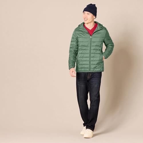 Image of Amazon Essentials Men's Lightweight Water-Resistant Packable Hooded Puffer Jacket