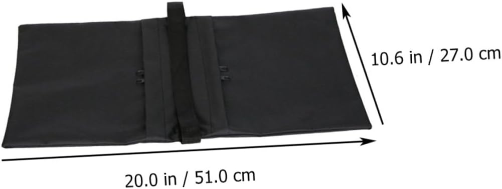 2pcs Weight Bags Double Zipper Lamp Holder Tripod Sandbags for Exercise