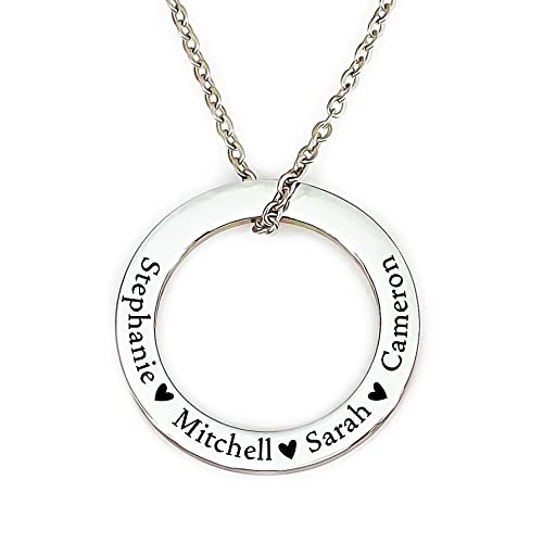 Jenna Rose Ring Necklace Personalized...