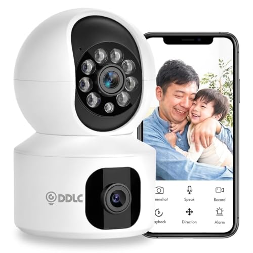 DDLC 5MP Indoor WiFi Smart CCTV Camera for Home | 1080p HD | Colo...