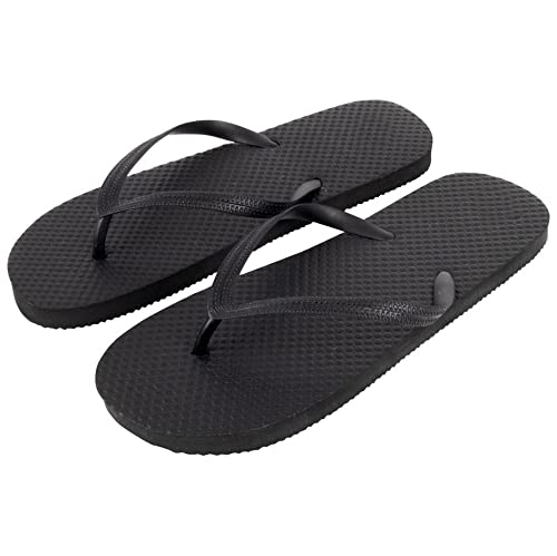 Trail maker 50 Pairs Bulk Wedding Flip Flops for Men Waterproof Wholesale Flip Flops for Men in Bulk for Wedding Guests, Bnb Guests, Hotels, and Charity Donation2
