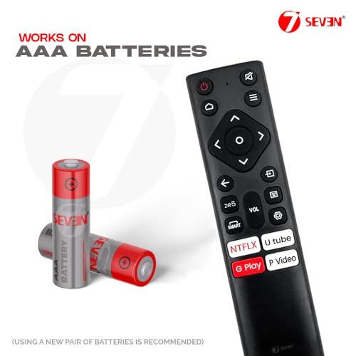Image of 7SEVEN Compatible with Nokia Tv Remote Control Original Suitable for FHD UHD OLED 4K Smart Android Television Without Voice Command and No Google Assistant Feature - Match Remote Exactly