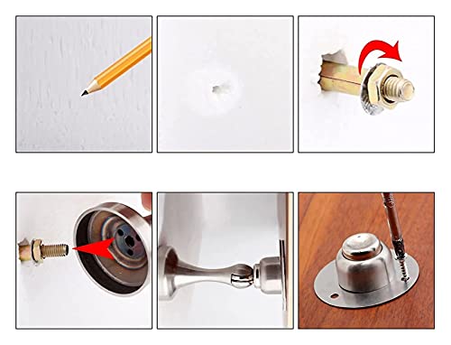 Batente de porta magnética de aço inoxidável suporte de porta suporte de parede suporte de parede pr