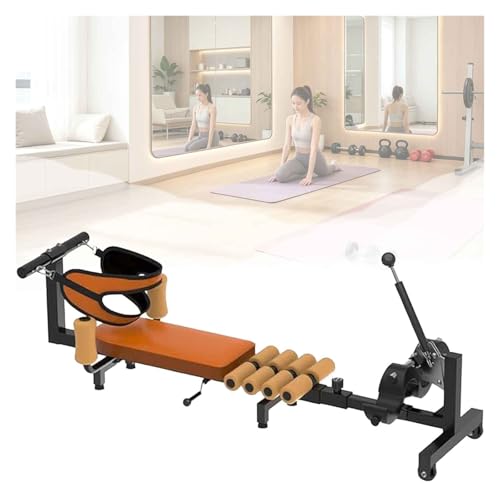 Mesa de inversión tracción la Columna Lumbar por Gimnasio en casa, Banco de Estiramiento Espalda, con tracción Cervical, Banco descompresión Camilla Espalda for Masaje Cervical Lumbar en casa