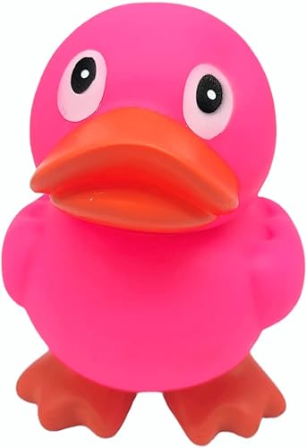Miniatura 9 de Patos de goma grandes de 5.5 pulgadas de alto (pato púrpura) coleccionables coloridos patos ideales para exhibir el tablero y jugar en el baño