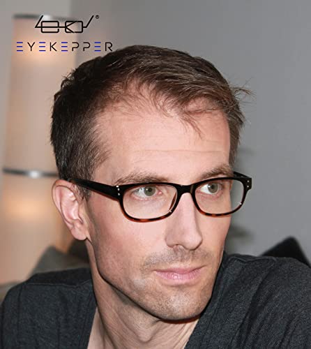 Image of Eyekepper Classic Reading Glasses for Men 5 Pack Spring Hinges Readers